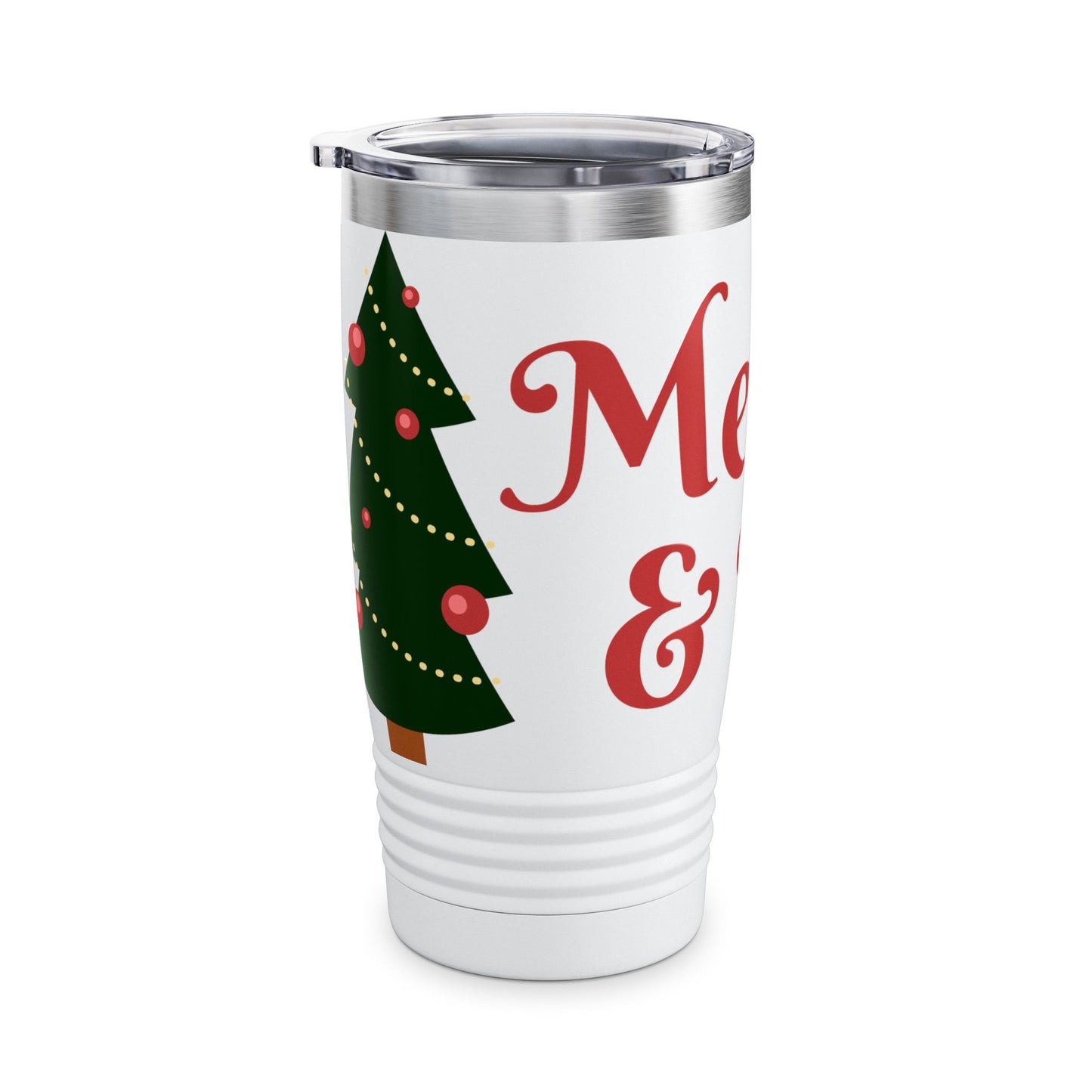 Merry Christmas Ringneck Tumbler, 20oz