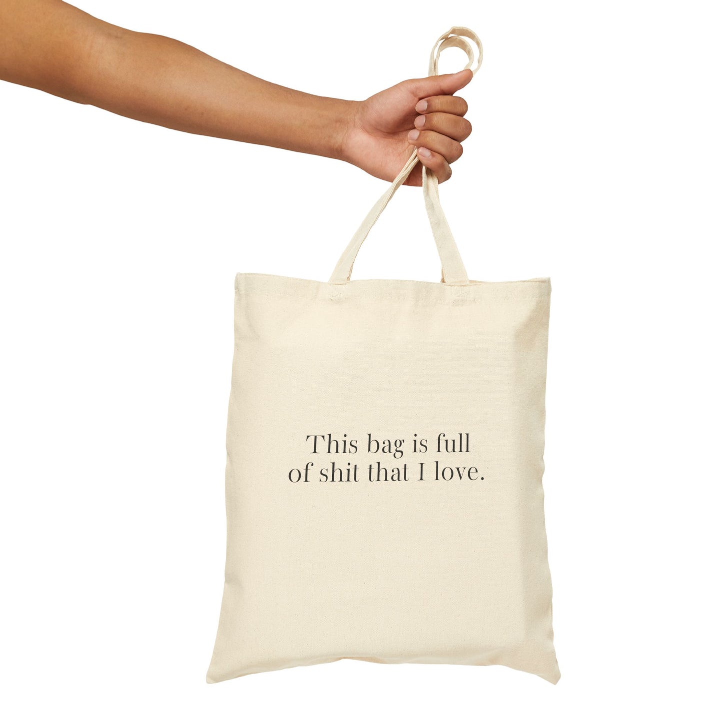 Funny Cotton Canvas Tote Bag