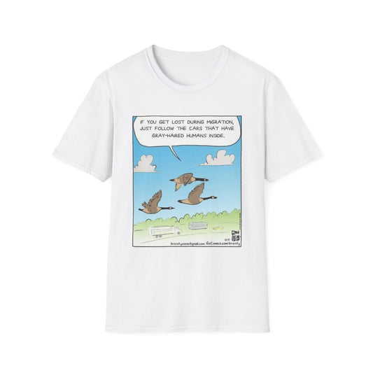 Snow Birds Funny Graphic T-Shirt