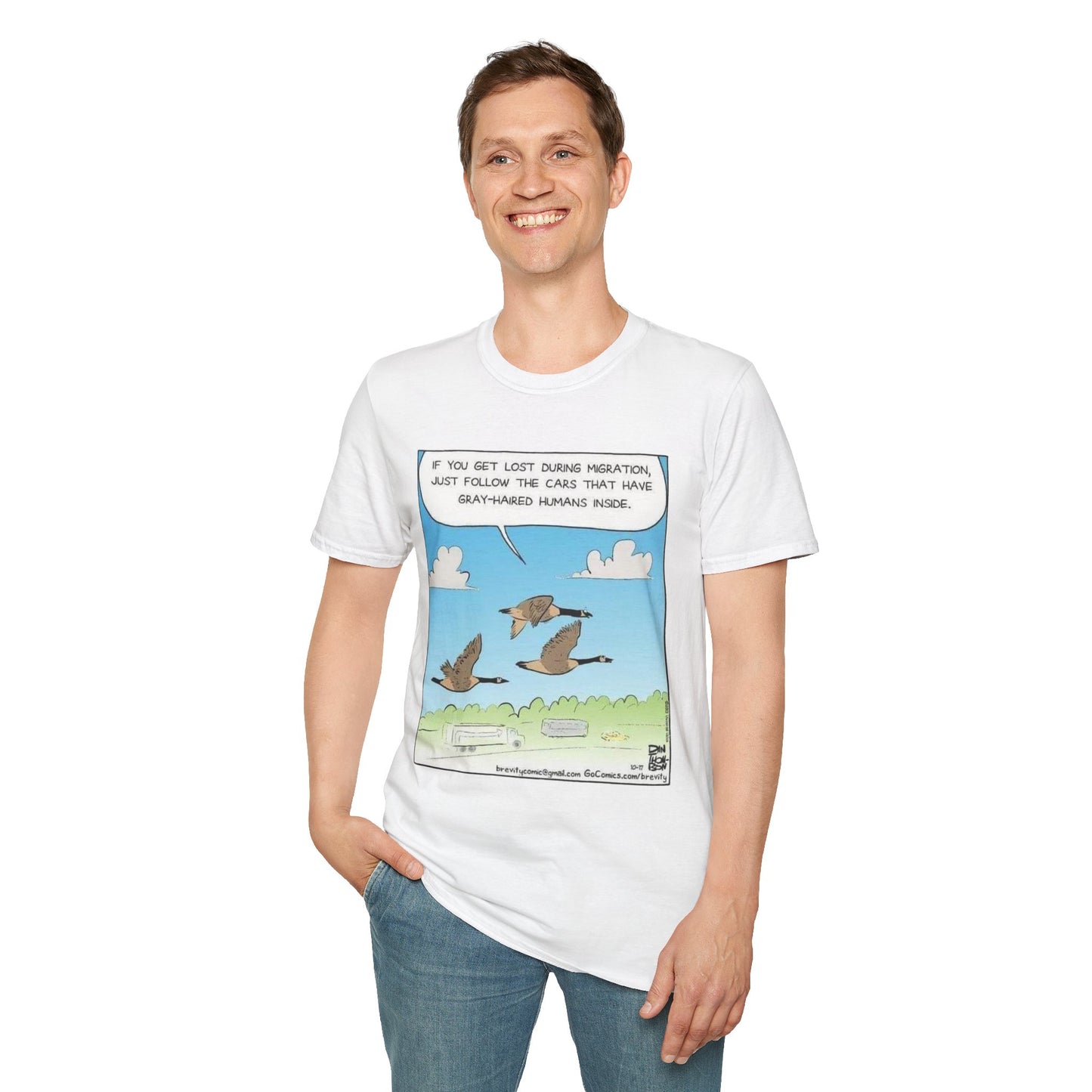 Snow Birds Funny Graphic T-Shirt