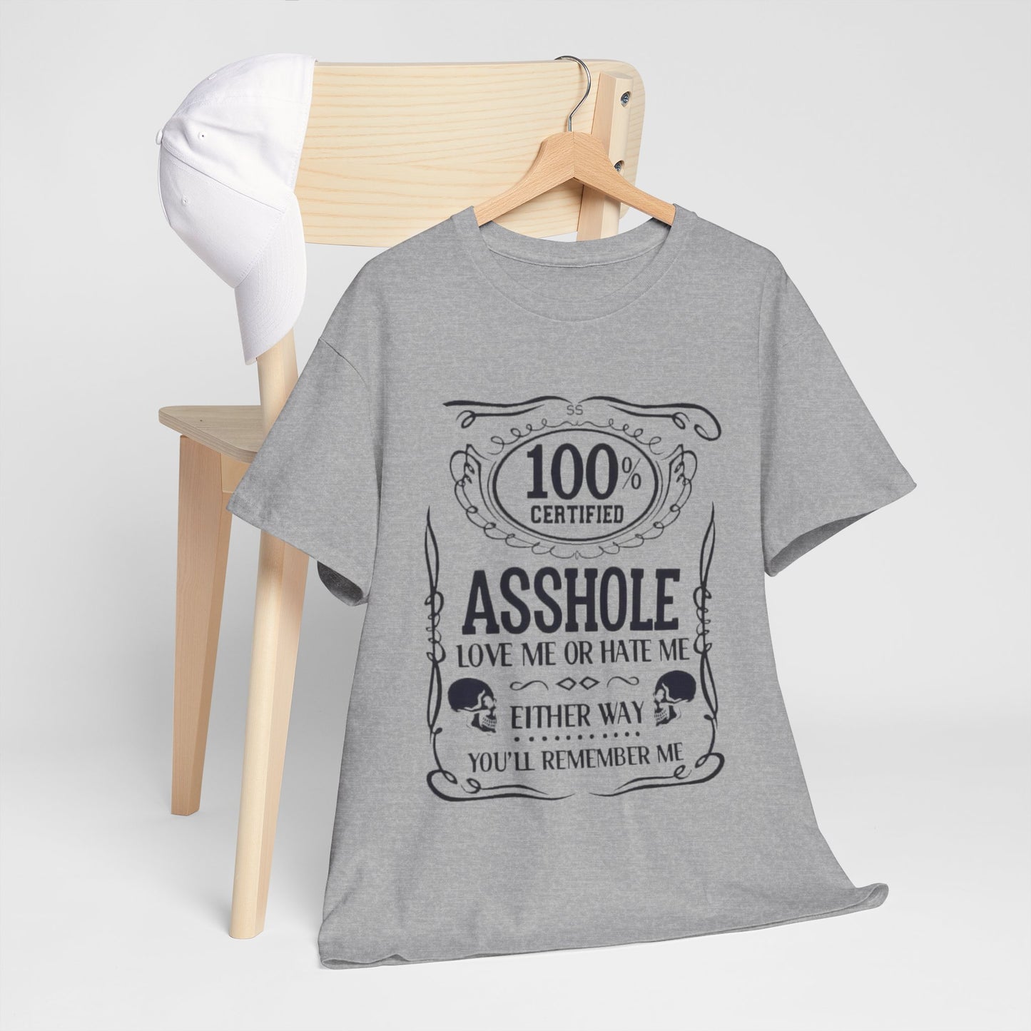 100% Asshole Heavy Cotton Tee