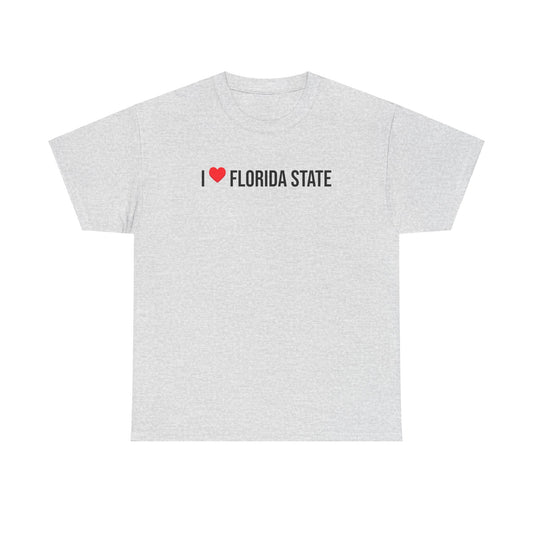 I LOVE  FLORIDA STATE  Tee