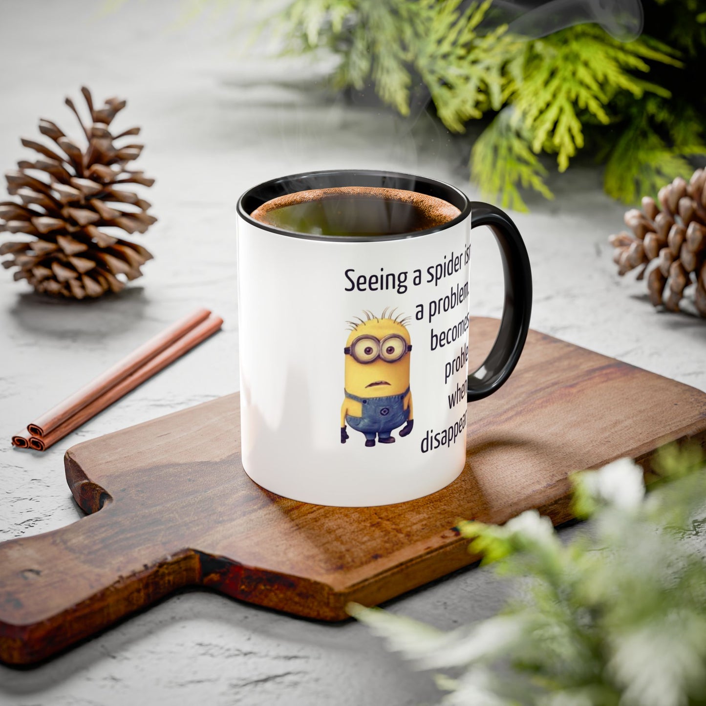 Minion spider Colorful Mugs, 11oz