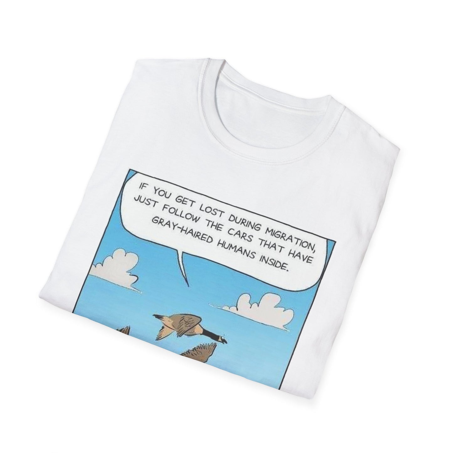 Snow Birds Funny Graphic T-Shirt