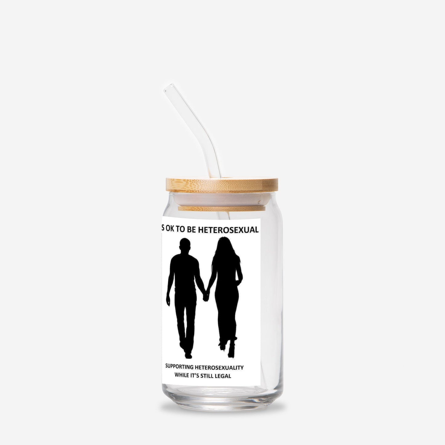 Hetero Sexual Glass Can 16oz