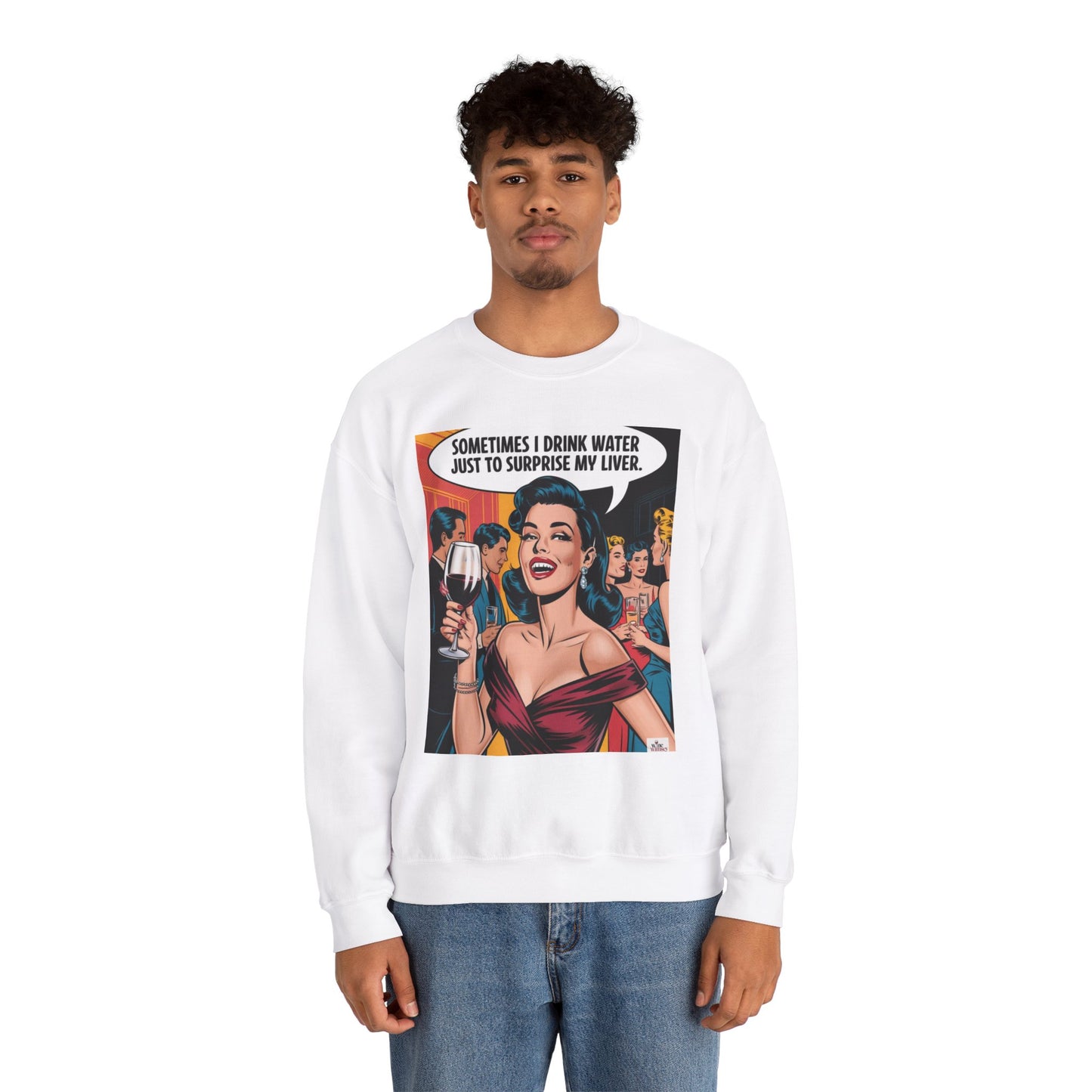 Surprise my Liver Heavy Blend™ Crewneck Sweatshirt