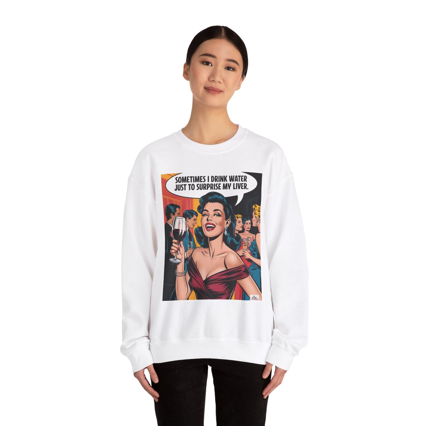 Surprise my Liver Heavy Blend™ Crewneck Sweatshirt