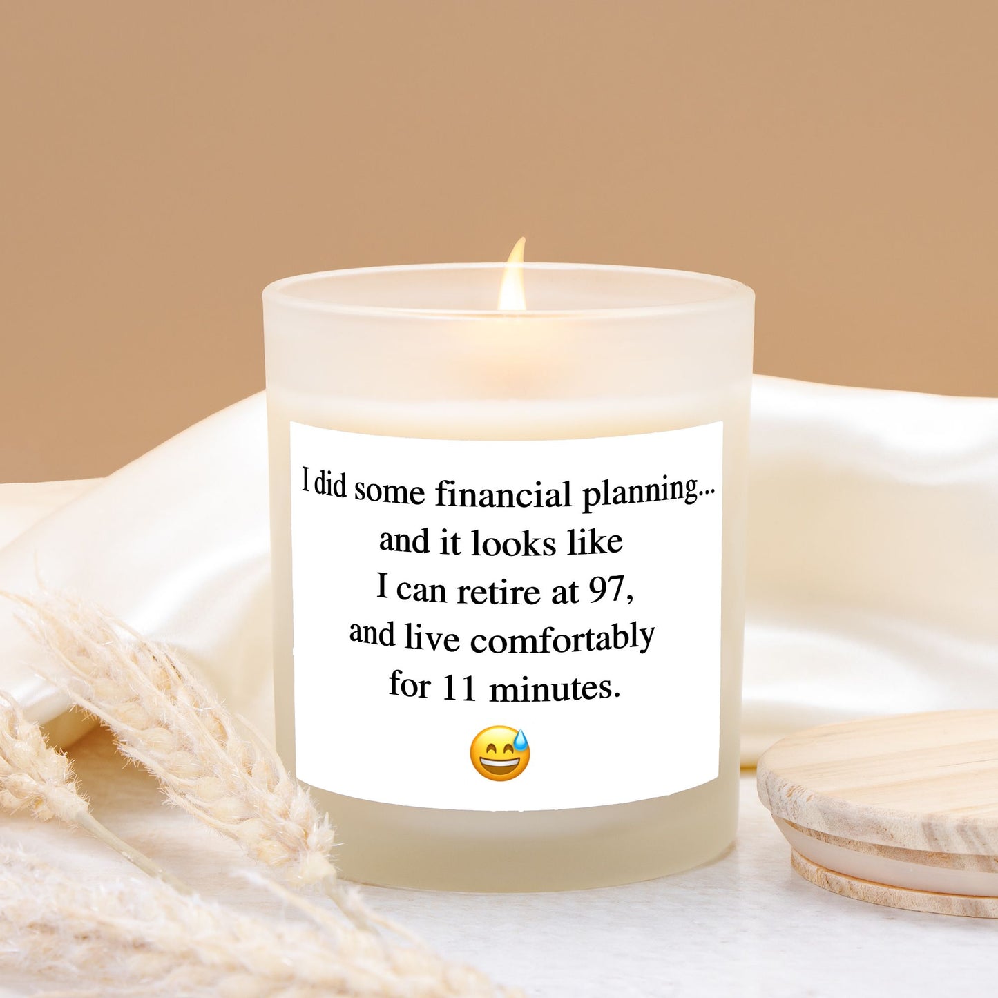 Retirement Joke Candle (11 oz)