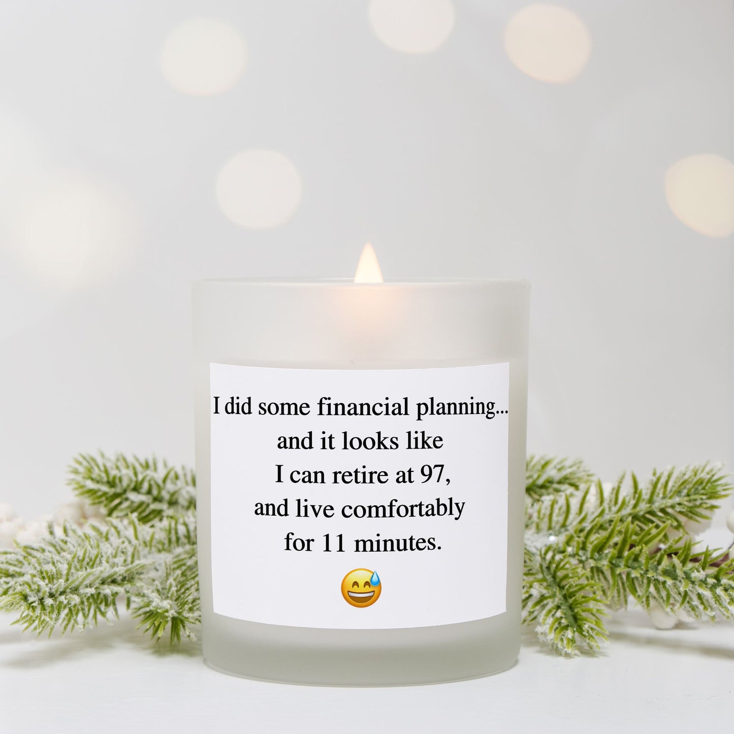 Retirement Joke Candle (11 oz)