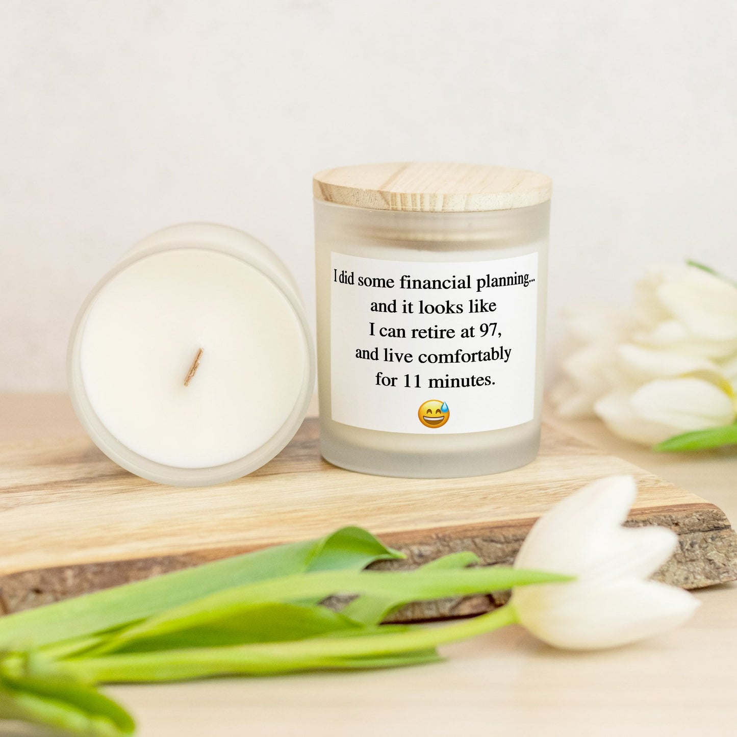 Retirement Joke Candle (11 oz)